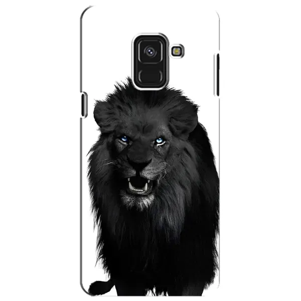 Чехол с принтом «Черный ЛЕВ» для Samsung Galaxy A8 Plus 2018 (A730F)
