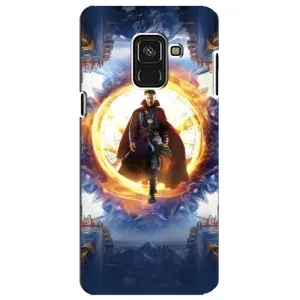 Чехлы с героями Марвел Samsung A8 Plus,  A730F (VPrint) (Доктор Стрендж)