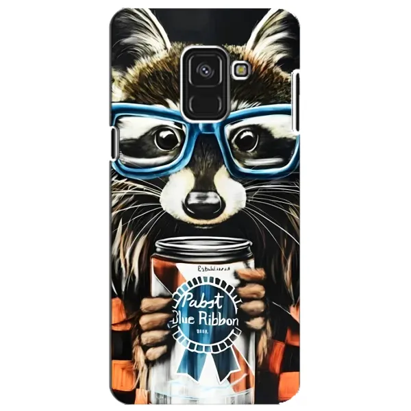 Чохол з принтом «Єнот з банкою» для Samsung Galaxy A8 Plus 2018 (A730F)