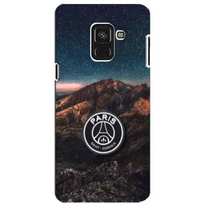 Чехлы PSG для Samsung A8 Plus,  A730F (AlphaPrint) (ФК ПСЖ)