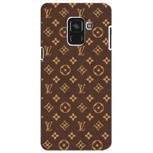 Чехлы Луи Витон для Samsung A8 Plus,  A730F (AlphaPrint - LOUIS VUITTON) (фон LOUIS VUITTON)
