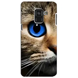 Чехлы с Котиками для Samsung A8 Plus,  A730F (VPrint) (Глаз кота)