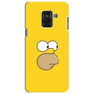 Чехол с Симпсонами для Samsung A8 Plus,  A730F (VPrint) (Гомер)