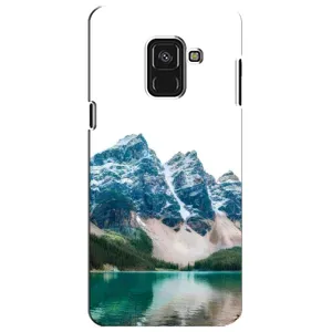 Силиконовый чехол с КАРТИНКАМИ лето для Samsung A8 Plus,  A730F (AlphaPrint) (Гори)