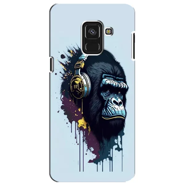 Чехол с принтом «Горилла в наушниках» для Samsung Galaxy A8 Plus 2018 (A730F)