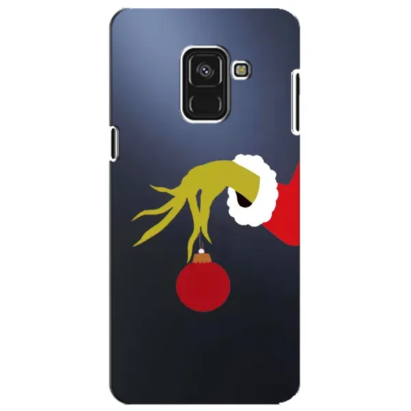Чехол с принтом «Гринч с игрушкой» для Samsung Galaxy A8 Plus 2018 (A730F)