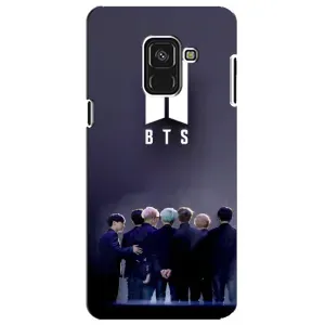 Чехлы BTS для Samsung A8 Plus,  A730F (AlphaPrint) (Группа BTS)