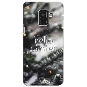 Новорічні, Святкові Чохли для Samsung A8 Plus, A730F - 2024 год (Hello winter)