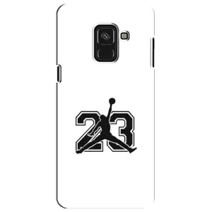 Чехлы для Samsung A8 Plus,  A730F - с картинкой JORDAN (AlphaPrint) (Jordan 23)