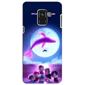 Чехлы BTS для Samsung A8 Plus,  A730F (AlphaPrint) (КИТ BTS)
