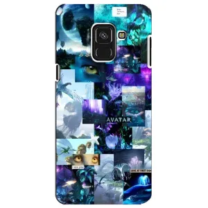 Чехлы с фильма АВАТАР для Samsung A8 Plus,  A730F (AlphaPrint) (коллаж Аватар)