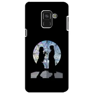 Чехлы Венсдей на Samsung A8 Plus,  A730F Уэнсдей (AlphaPrint) (комната Уэнздей)