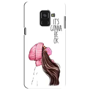 Чехол с печатью для Samsung A8 Plus,  A730F - (Мода) (AlphaPrint) (Коронавирус)