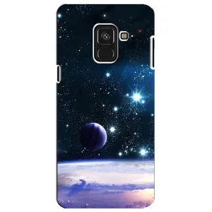 Космические Чехлы для Самсунг А8 Плюс 2018, А730Ф (VPrint) (Космический вид)