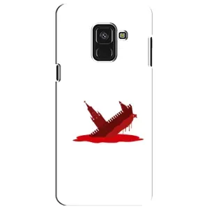 Чехол с принтом (Русский корабль...) для Самсунг А8 Плюс 2018, А730Ф (AlphaPrint) (Кремлевский Корабль)