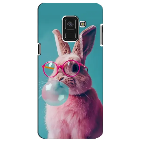 Чехол с принтом «Кролик в очках» для Samsung Galaxy A8 Plus 2018 (A730F)