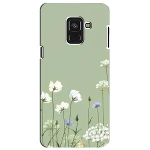 Чохол з принтом «Квіти на зеленому» для Samsung Galaxy A8 Plus 2018 (A730F)