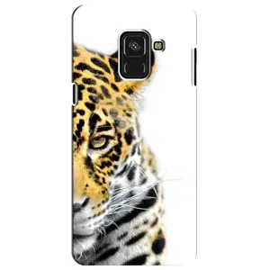 Чехлы с картинками животных Samsung A8 Plus, A730F (Леопард)