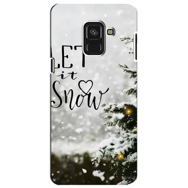 Чехол с принтом «Let it snow» для Samsung Galaxy A8 Plus 2018 (A730F)
