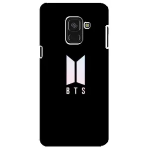 Чехлы BTS для Samsung A8 Plus,  A730F (AlphaPrint) (Лого BTS)