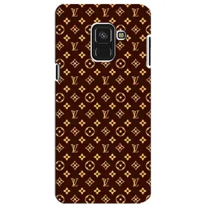 Чехлы Луи Витон для Samsung A8 Plus,  A730F (AlphaPrint - LOUIS VUITTON) (лого LOUIS VUITTON)