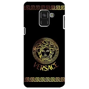 Чехлы VERSACE для Самсунг А8 Плюс 2018, А730Ф (PREMIUMPrint) (Logo Versace)