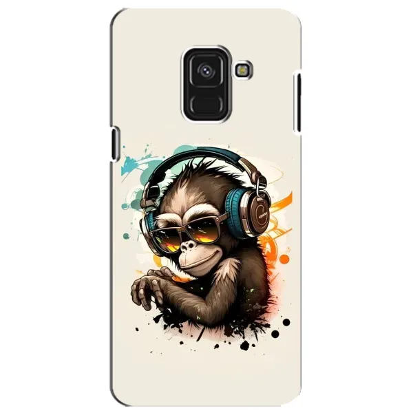 Чехол с принтом «Макака в наушниках» для Samsung Galaxy A8 Plus 2018 (A730F)