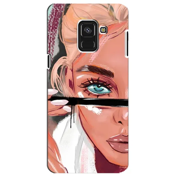Чехол с принтом «Макияж» для Samsung Galaxy A8 Plus 2018 (A730F)