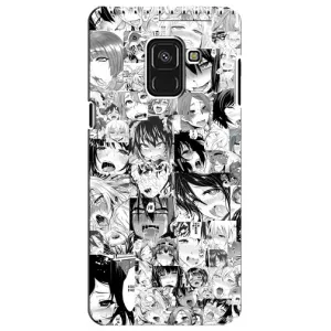 Анімешний чохол для Samsung A8 Plus, A730F (Ahegao manga)
