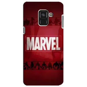 Чехол МАРВЕЛ для Самсунг А8 Плюс 2018, А730Ф (AlphaPrint) (MARVEL)