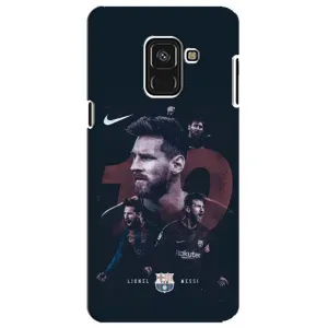 Чехлы Месси для Samsung A8 Plus,  A730F (AlphaPrint) (Месси 10)