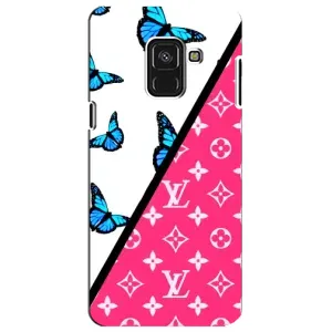 Брендновые Чехлы для Samsung A8 Plus, A730F - (PREMIUMPrint) (Мода LV)