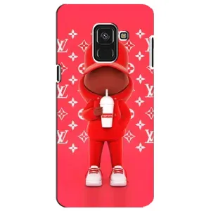 Крутые Чехлы Луи Виттон для Samsung A8 Plus,  A730F (AlphaPrint) (Модный стиль)