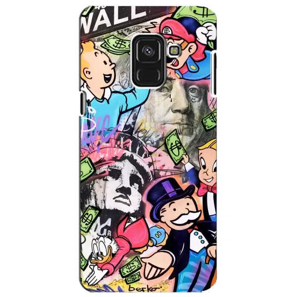 Чехол с принтом «Monopoly man» для Samsung Galaxy A8 Plus 2018 (A730F)
