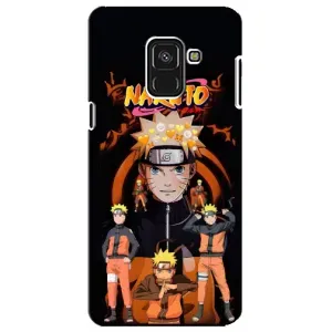 Naruto Anime Чехлы для Самсунг А8 Плюс 2018, А730Ф (AlphaPrint) (Наруто из Аниме)