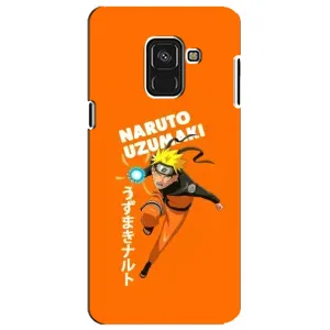 Naruto Anime Чехлы для Самсунг А8 Плюс 2018, А730Ф (AlphaPrint) (Наруто узумаки)