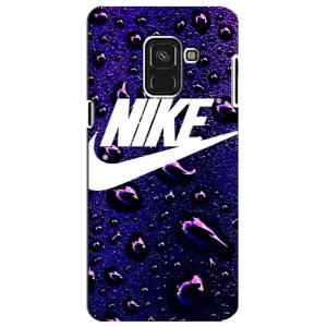 Чехол для Samsung A8 Plus,  A730F - с принтом Найк (AlphaPrint) (Найк принт)