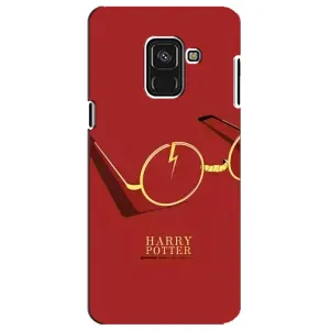 Чехлы с Гарри Поттером для Samsung A8 Plus,  A730F (AlphaPrint) (очки Гарри)