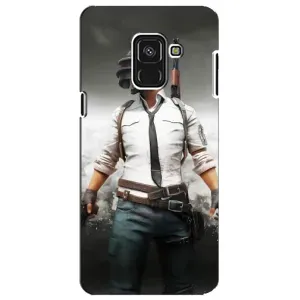 Чехол PUBG для Самсунг А8 Плюс 2018, А730Ф (AlphaPrint) (Пабг мен)