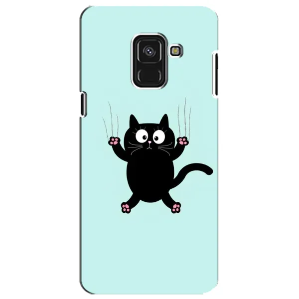 Чехол с принтом «Падающий кот» для Samsung Galaxy A8 Plus 2018 (A730F) Чехол с принтом «Падающий кот» для Samsung Galaxy A8 Plus 2018 (A730F)