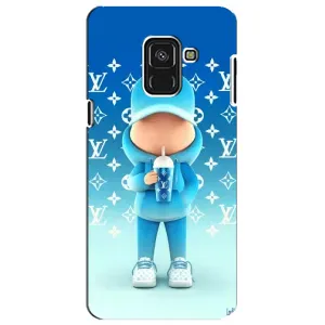 Крутые Чехлы Луи Виттон для Samsung A8 Plus,  A730F (AlphaPrint) (Парень LV)