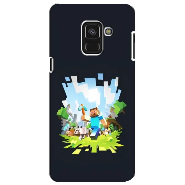 Чохол з принтом «персонажі Minecraft» для Samsung Galaxy A8 Plus 2018 (A730F)