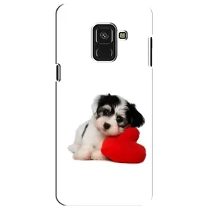 Чехлы с собаками для Samsung A8 Plus,  A730F (VPrint) (Песик)
