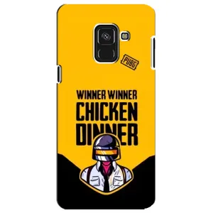 Чехол PUBG для Самсунг А8 Плюс 2018, А730Ф (AlphaPrint) (Pubg шлем)