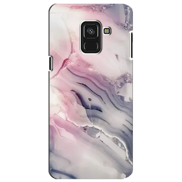 Чехол с принтом «Пурпурный Мрамор» для Samsung Galaxy A8 Plus 2018 (A730F)