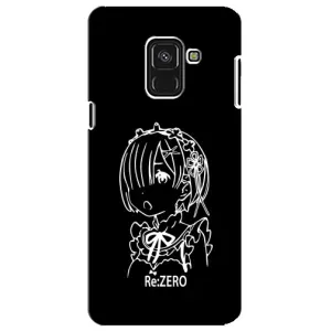 Чехлы Персонажи Аниме Наруто для Samsung A8 Plus,  A730F (AlphaPrint) (Re: Zero)