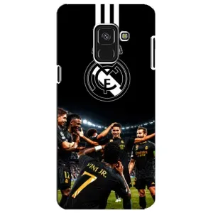 Чехол для Samsung A8 Plus, A730F с принтом (ФК Реал Мадрид)