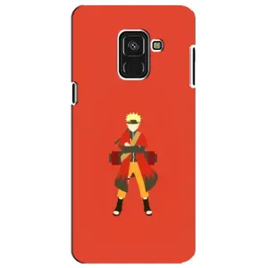 Naruto Anime Чехлы для Самсунг А8 Плюс 2018, А730Ф (AlphaPrint) (рисунок Наруто)