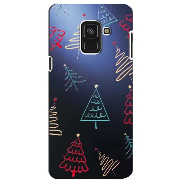 Чехол с принтом «Рождественские елки» для Samsung Galaxy A8 Plus 2018 (A730F)