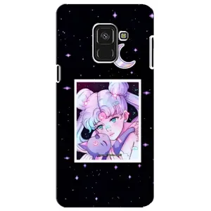 Чехлы Персонажи Аниме Наруто для Samsung A8 Plus,  A730F (AlphaPrint) (Сейлор Мун)
